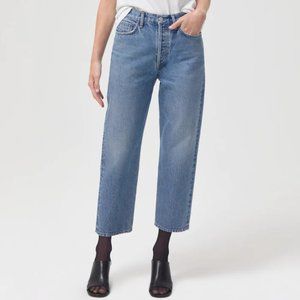AGOLDE 90's Crop Mid Rise Loose Fit